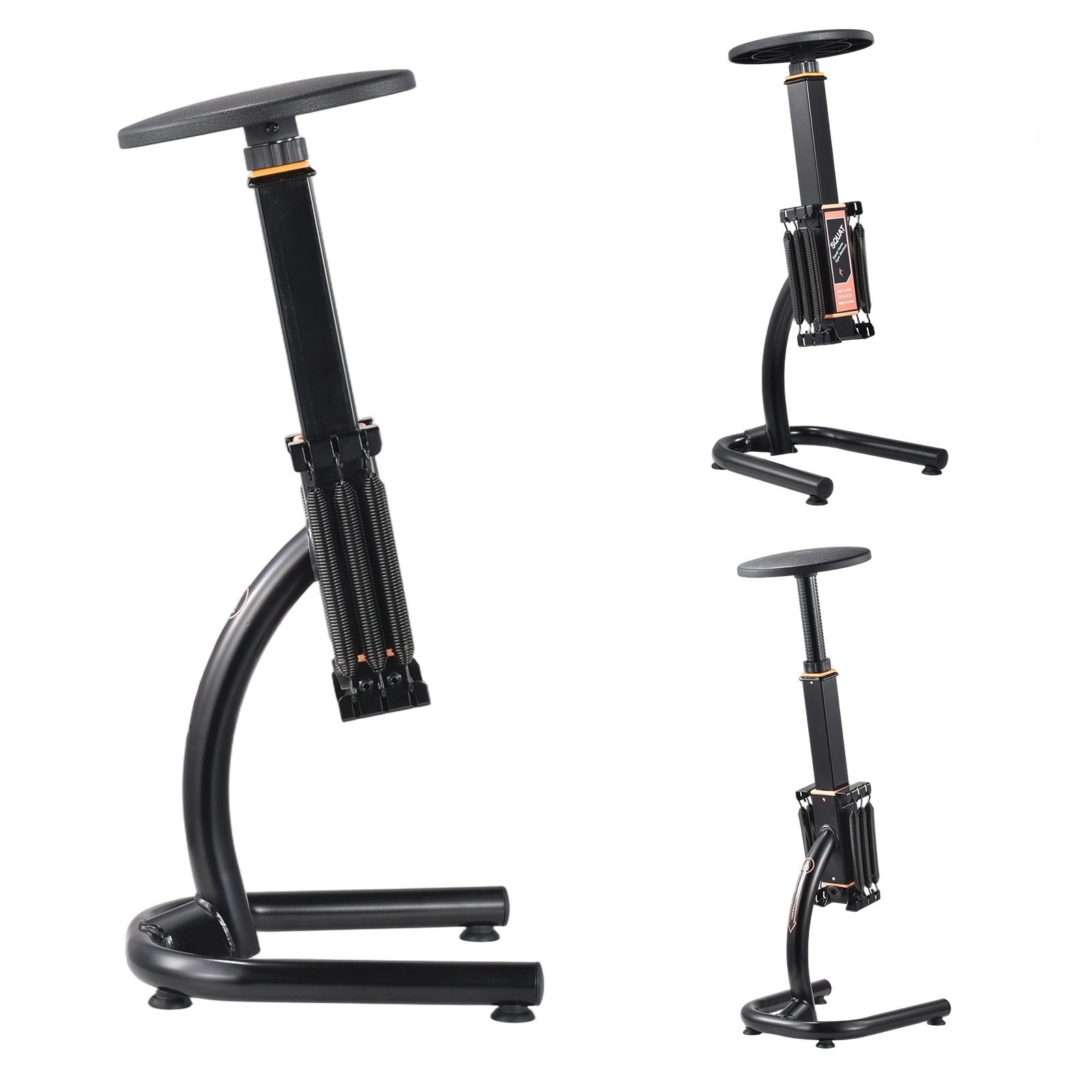 Home Gym Quad Machine - Home Fitness Squat Machine, Adjustable Squat