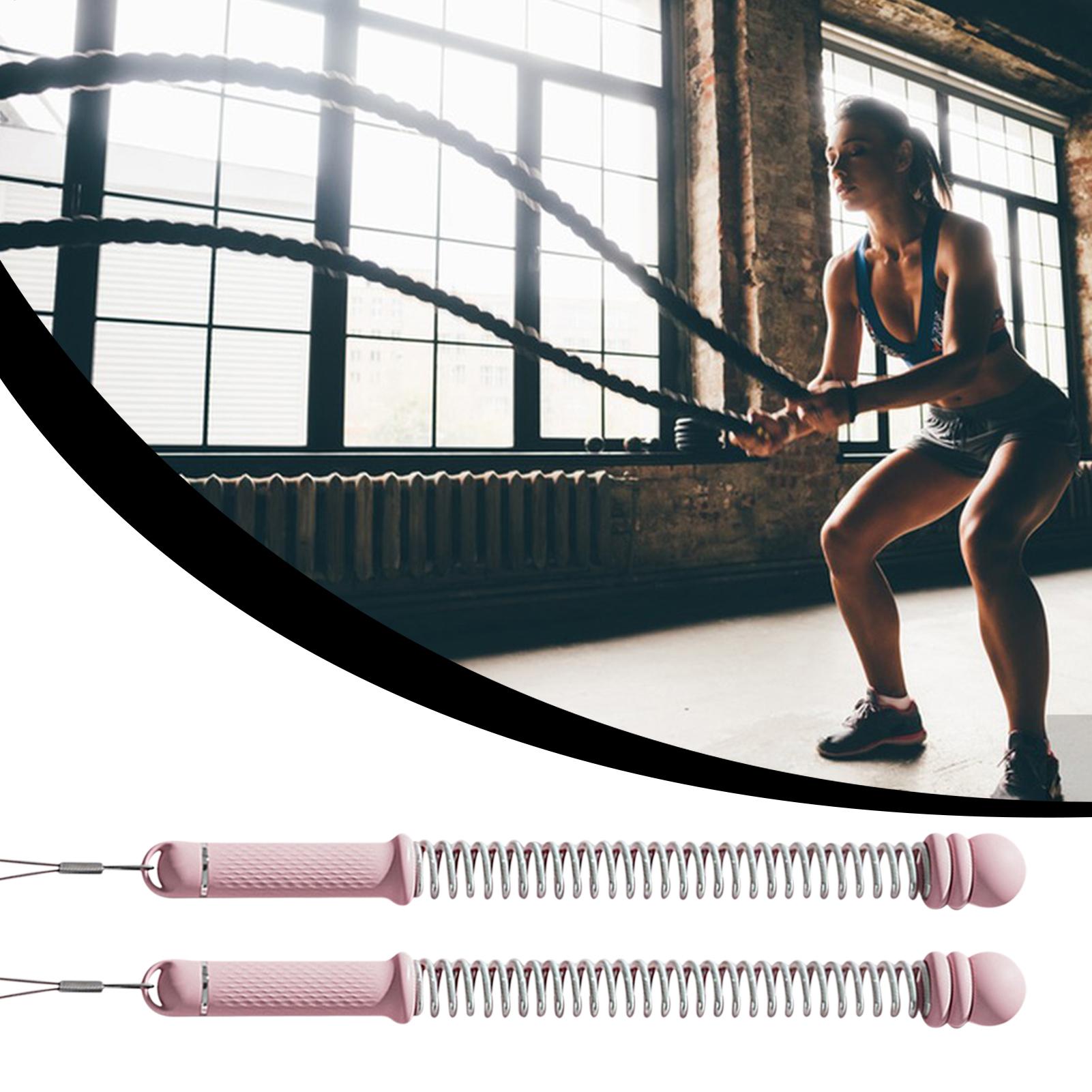 Home Gym Portable - Cordless Battle Rope Cordless Weighted Strength