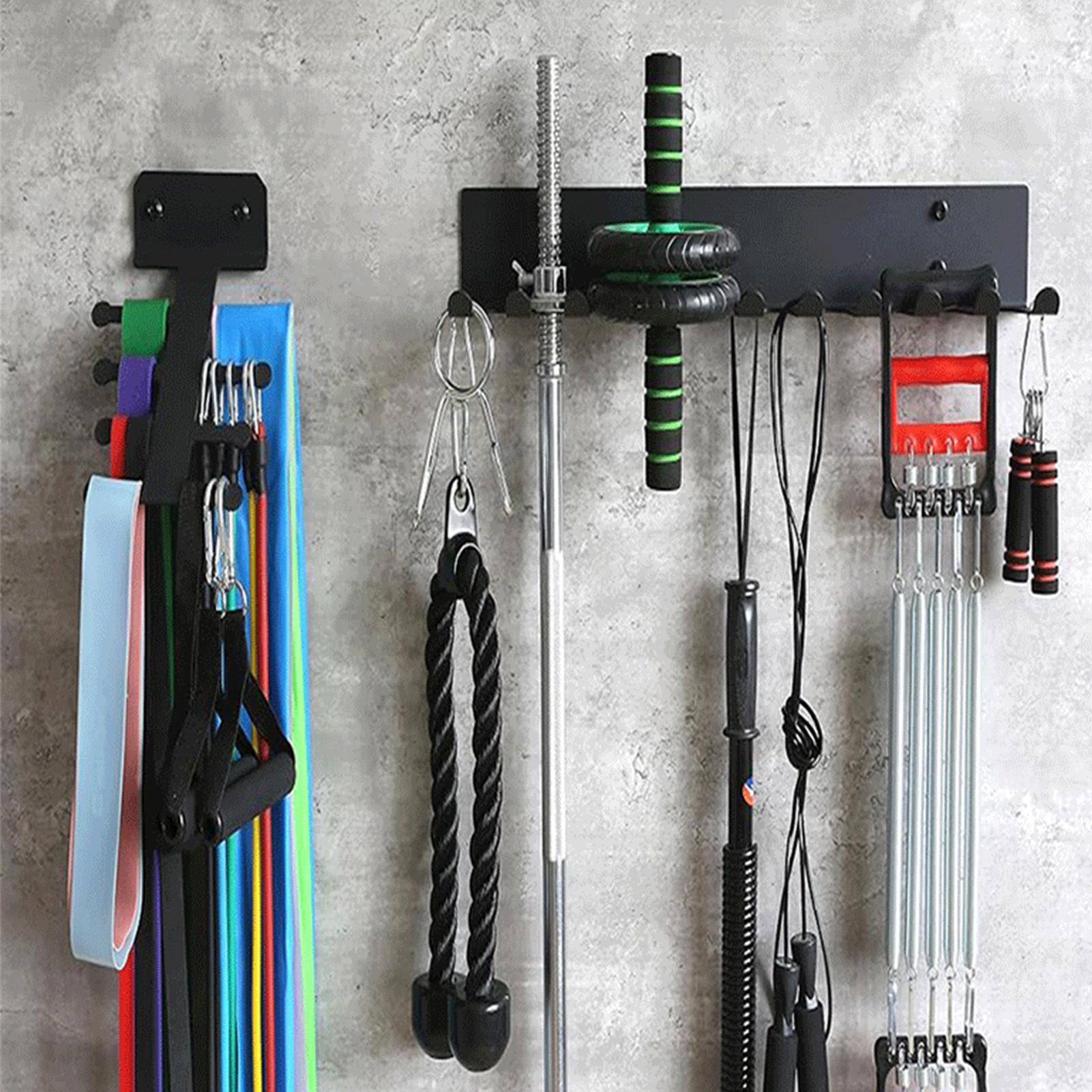Home Gym Routine - Resistance Band Rack Metal Multifunctional Heavy
