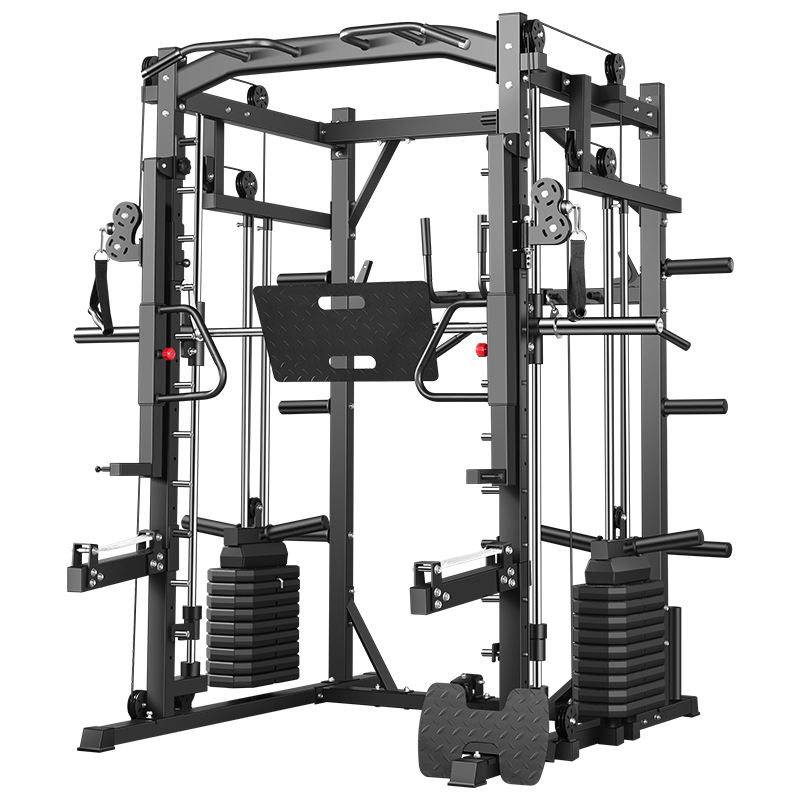 Home Gym All In One - Smith Machine Comprehensive Training Power Rack