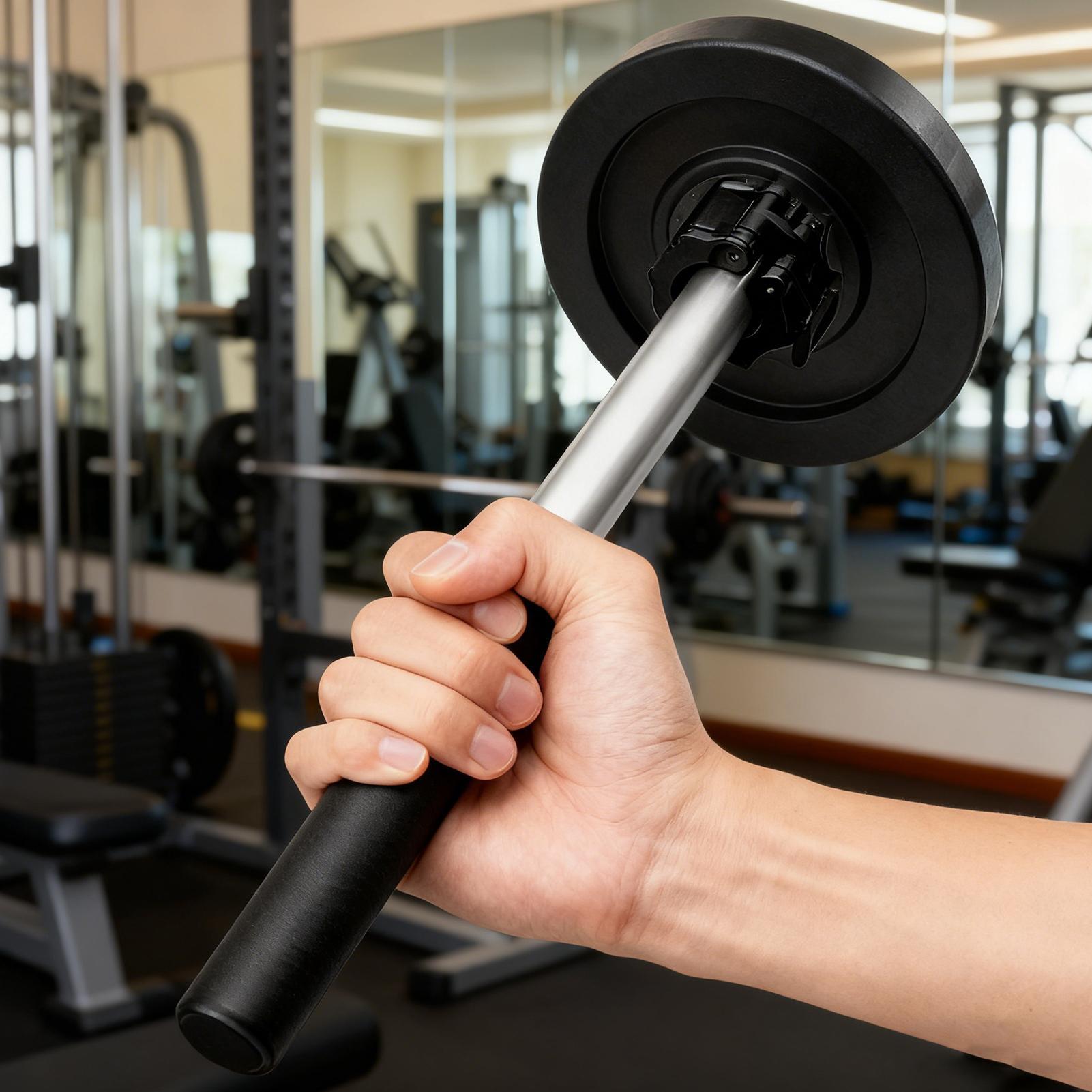 Home Gym Routine - Dumbbell Bar Wrist Bar Exerciser Gear
