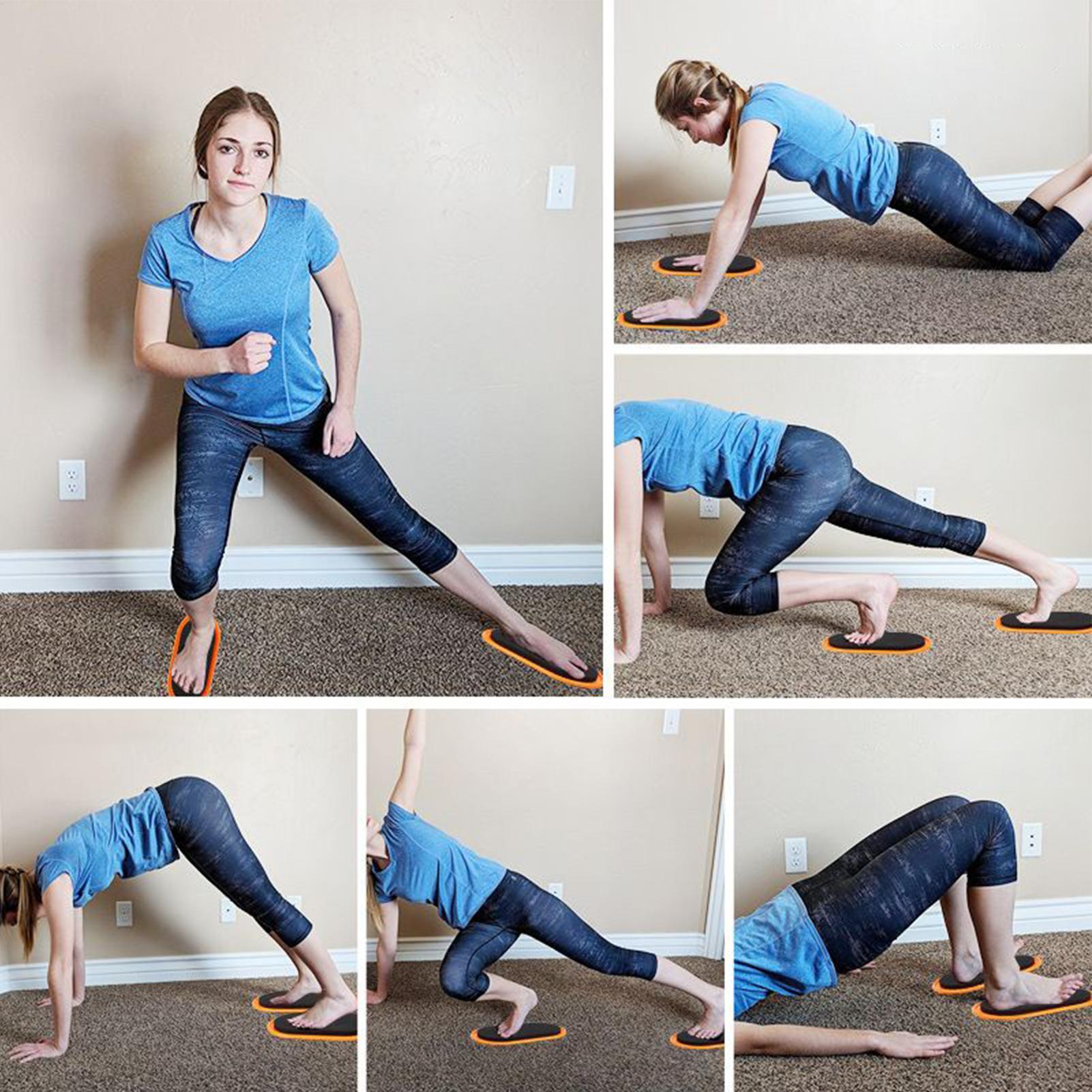 Workout Sliders Disc Oval Shap - Home Gym Women ulasan dan harga