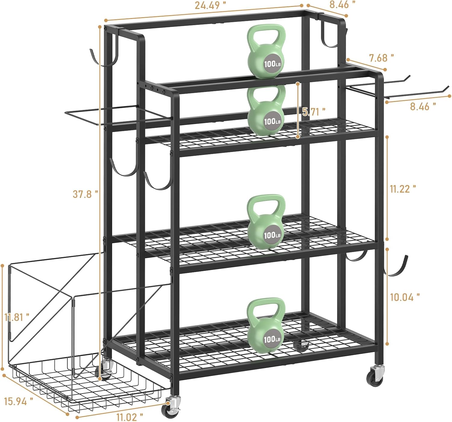 Home Gym Storage, No Material  - Home Gym Usa ulasan dan harga