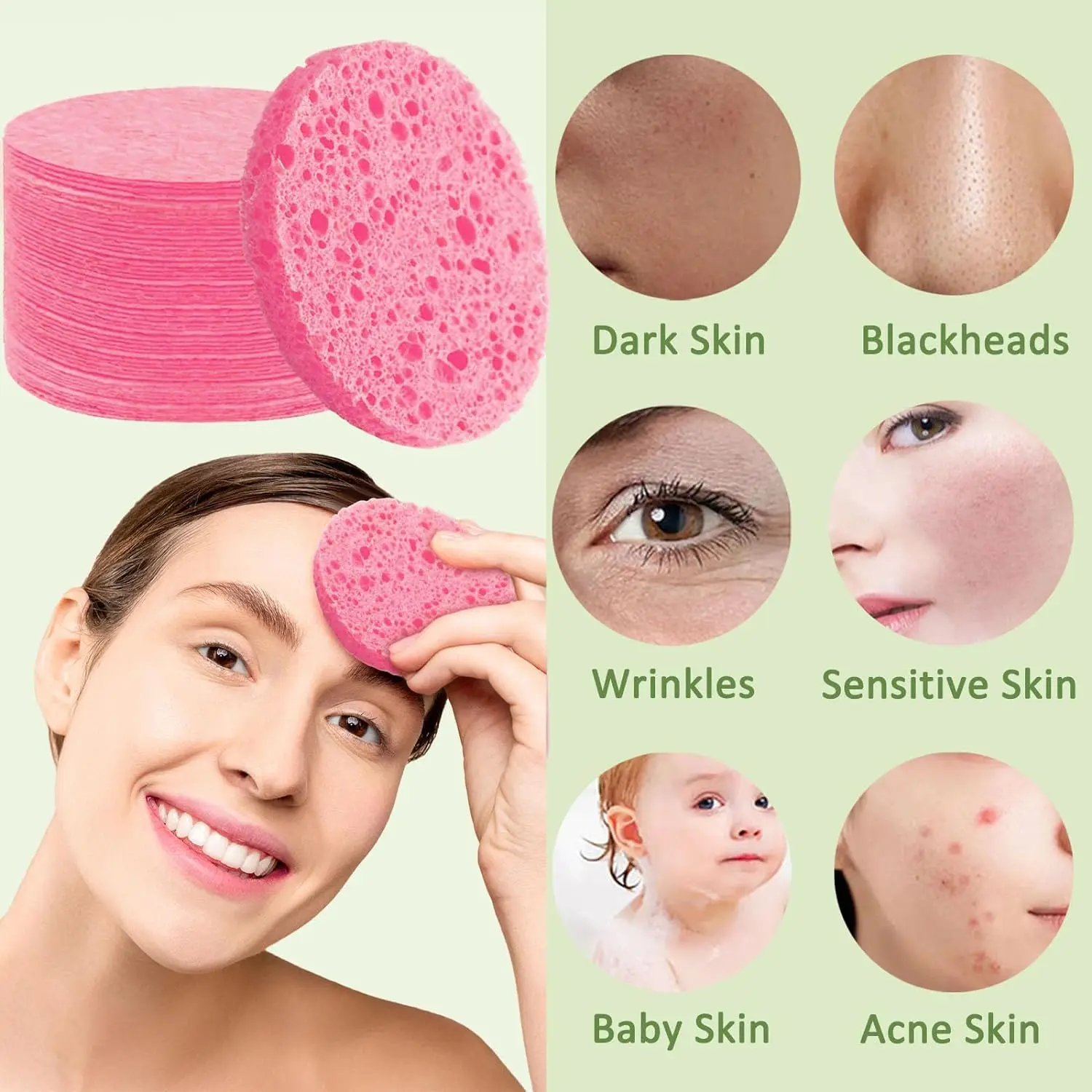 50-100PCS Bulk Compressed Face - Home Gym Routine ulasan dan harga