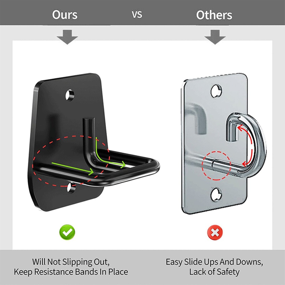 3Pcs Black Exercise Band Wall  - Home Gym Usa ulasan dan harga