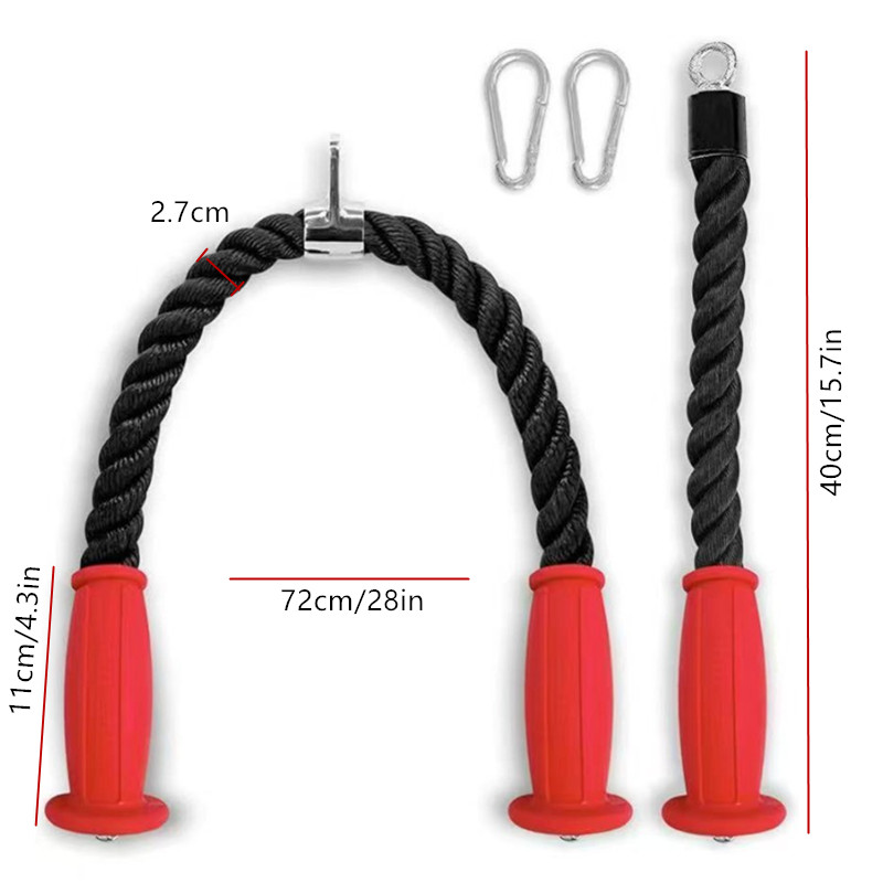 Ergonomic Tricep Ropes Non-Sli - Home Gym Studio ulasan dan harga