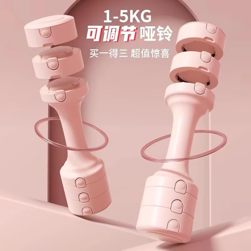 Pink Adjustable Steel Kettlebe - Home Gym Routine ulasan dan harga