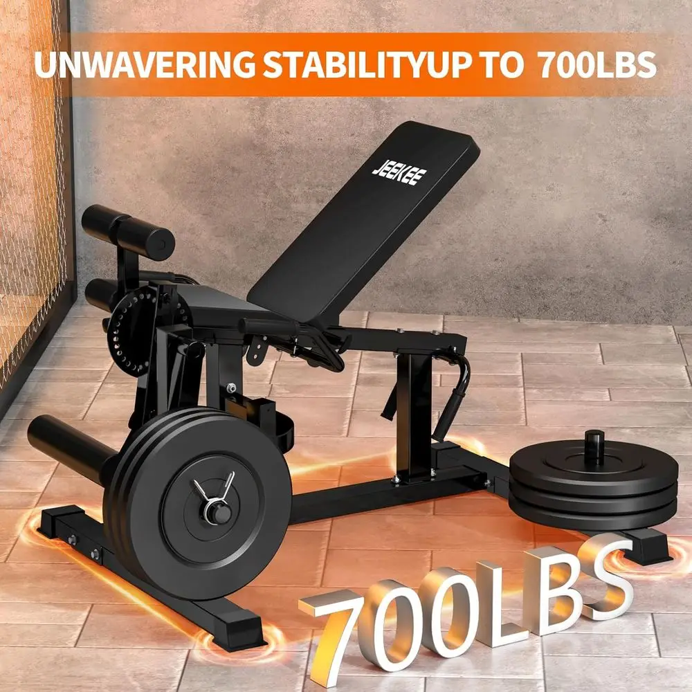700LB Capacity Plate Loaded Le - Home Gym Quad Machine ulasan dan harga