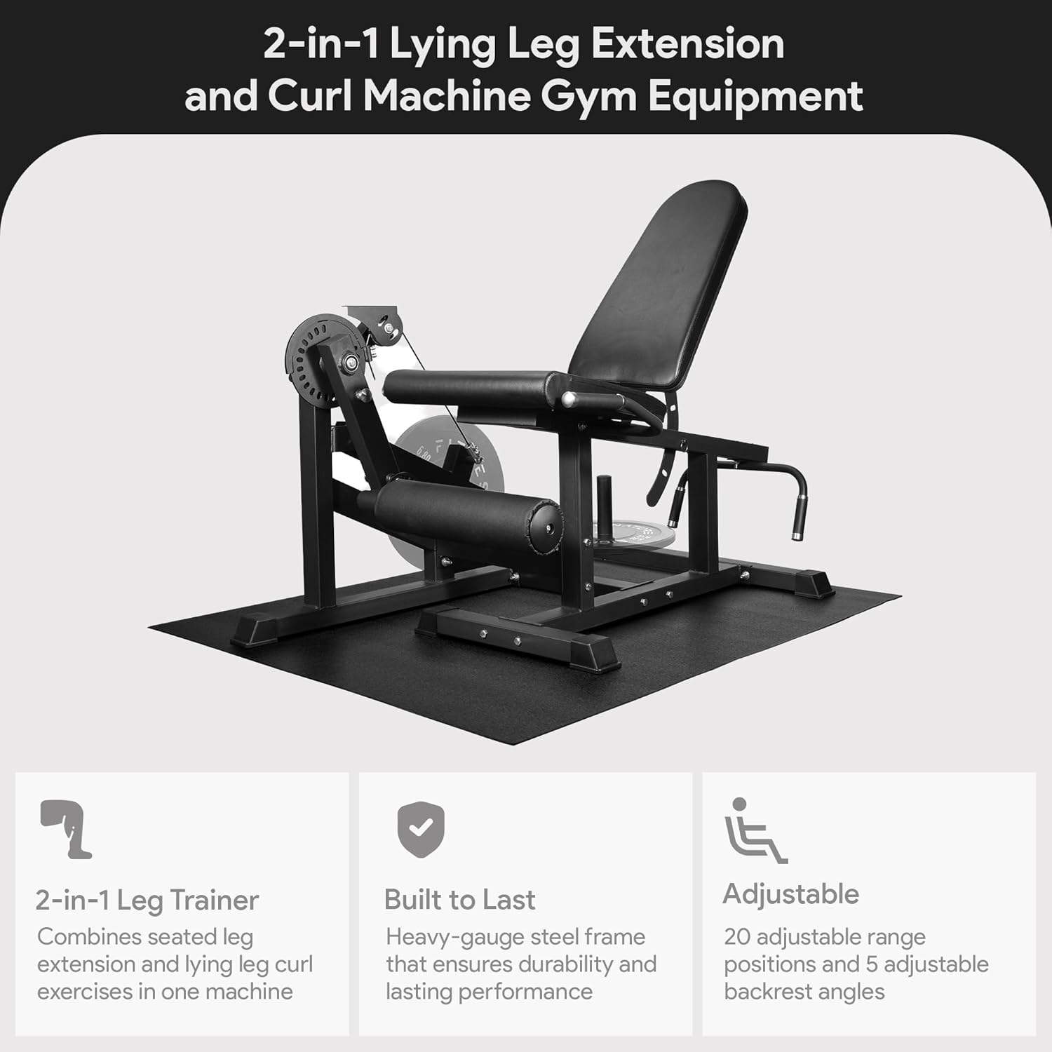 2-in-1 Leg Extension and Curl  - Home Gym Leg Extension Machine ulasan dan harga