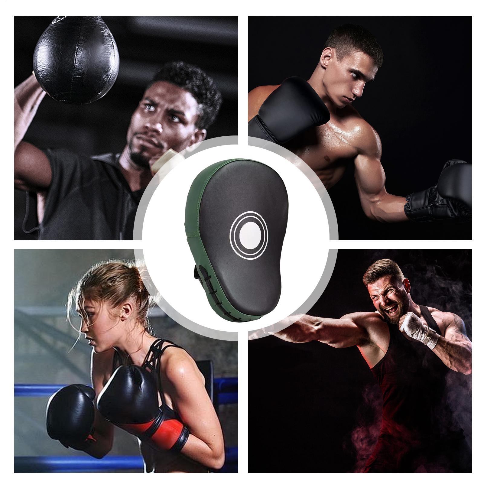 Boxing Pads Mitts PU Leather E - Home Gym Routine ulasan dan harga