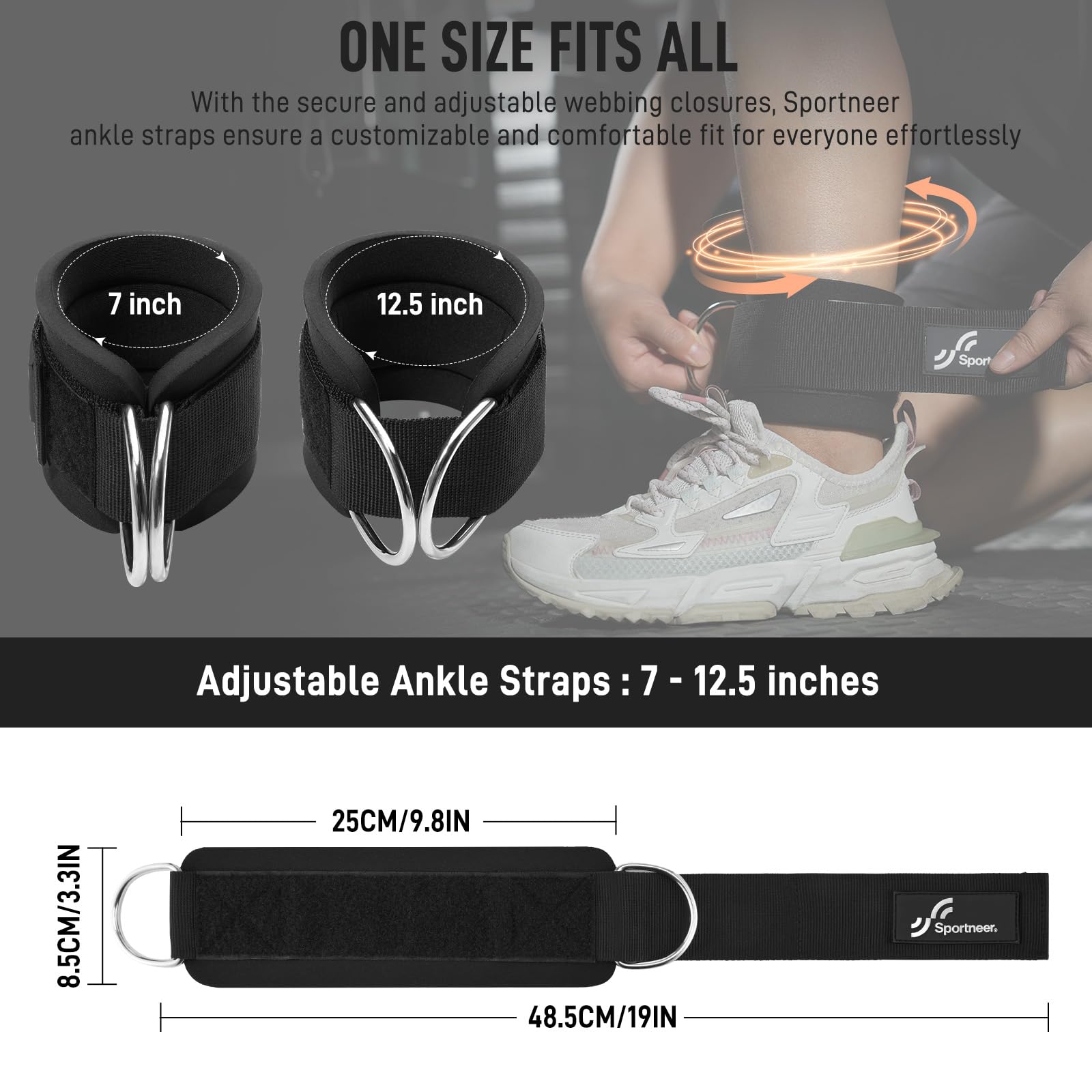 Sportneer Adjustable Ankle Str - Home Gym Leg Extension Machine ulasan dan harga