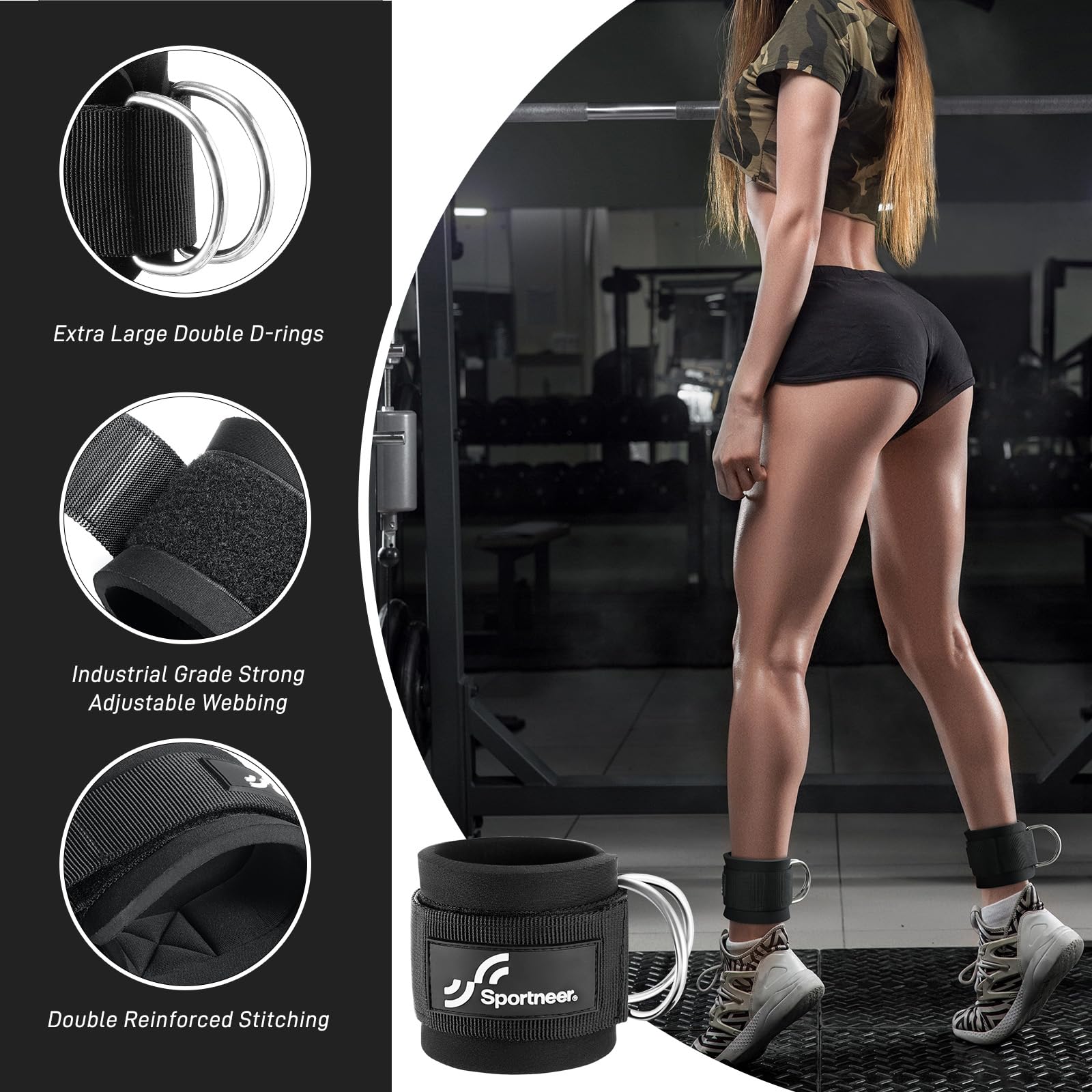 Sportneer Adjustable Ankle Str - Home Gym Leg Extension Machine ulasan dan harga