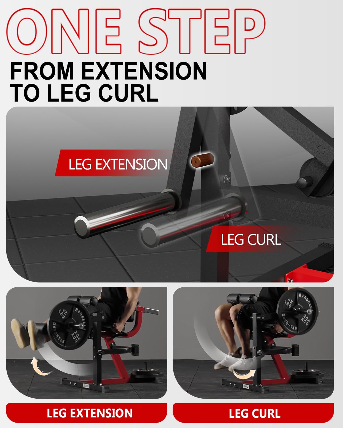 Adjustable Leg Extension & Cur - Home Gym Leg Extension Machine ulasan dan harga