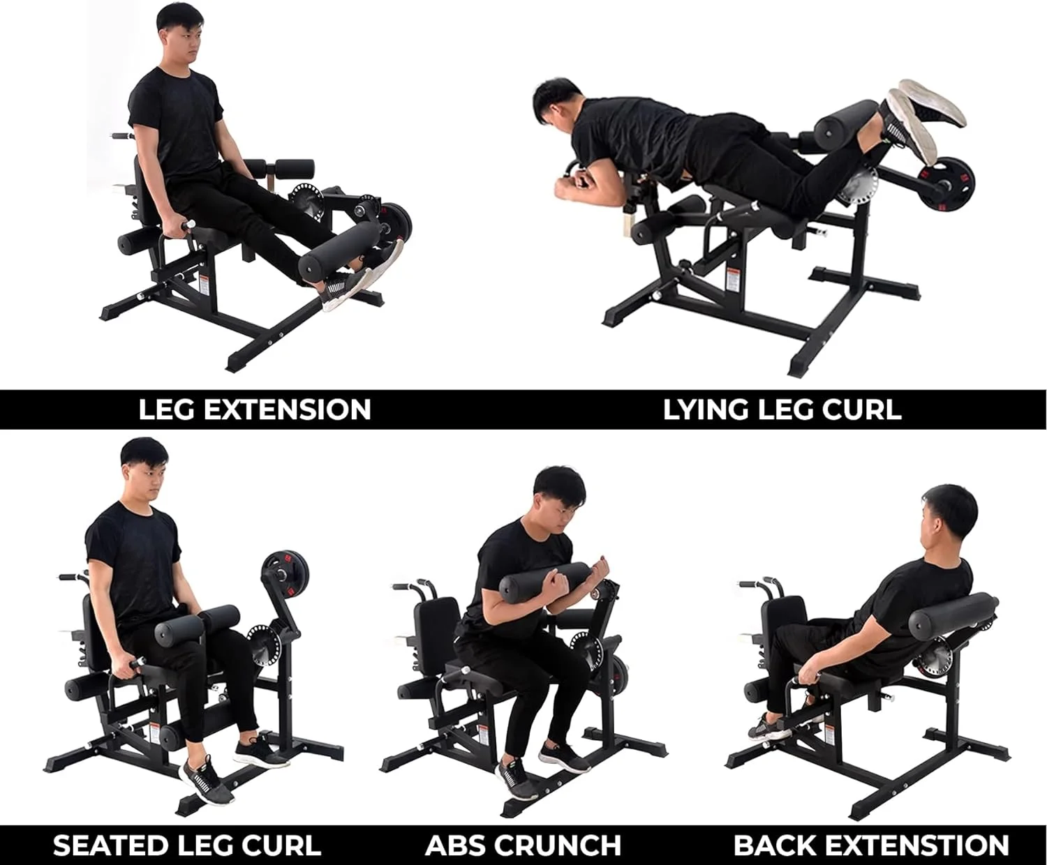 Plate Loaded Adjustable Leg Wo - Home Gym Leg Extension Machine ulasan dan harga
