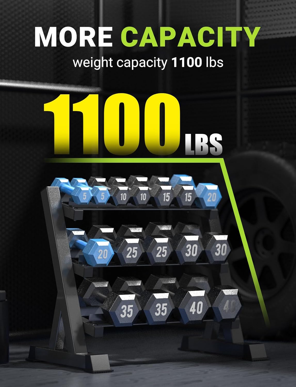 Home Gym Dumbbell Rack, 3 & 5  - Home Gym Usa ulasan dan harga